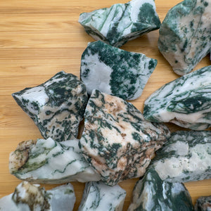 2-4cm tree agate raw 1kg