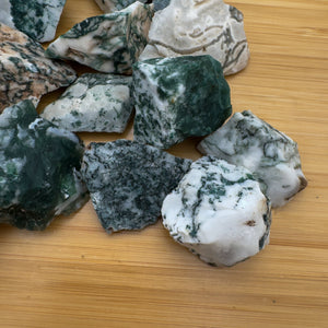2-4cm tree agate raw 1kg