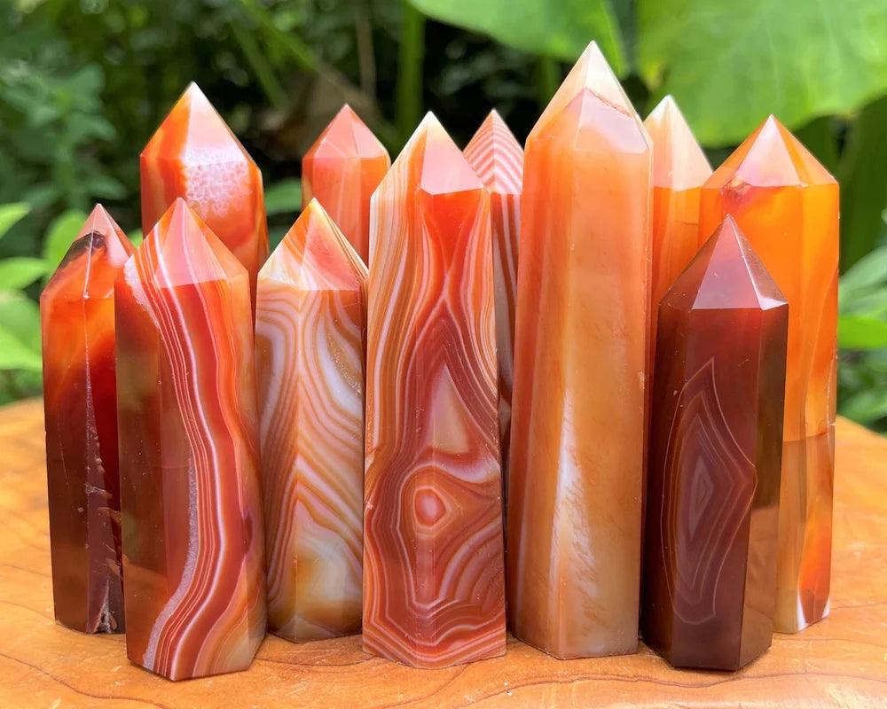 7-9CM carnelian tower Wholesale - Free Shipping Over 300USD - Price at $ 44.00 /pc