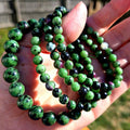 8/10mm Ruby Zoisite bracelet Wholesale - Free Shipping Over 300USD - Price at $ 2.00 /pc
