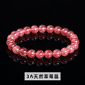 6/8/10MM Strawberry quartz bracelet Wholesale - Free Shipping Over 300USD - Price at $ 3.60 /pc