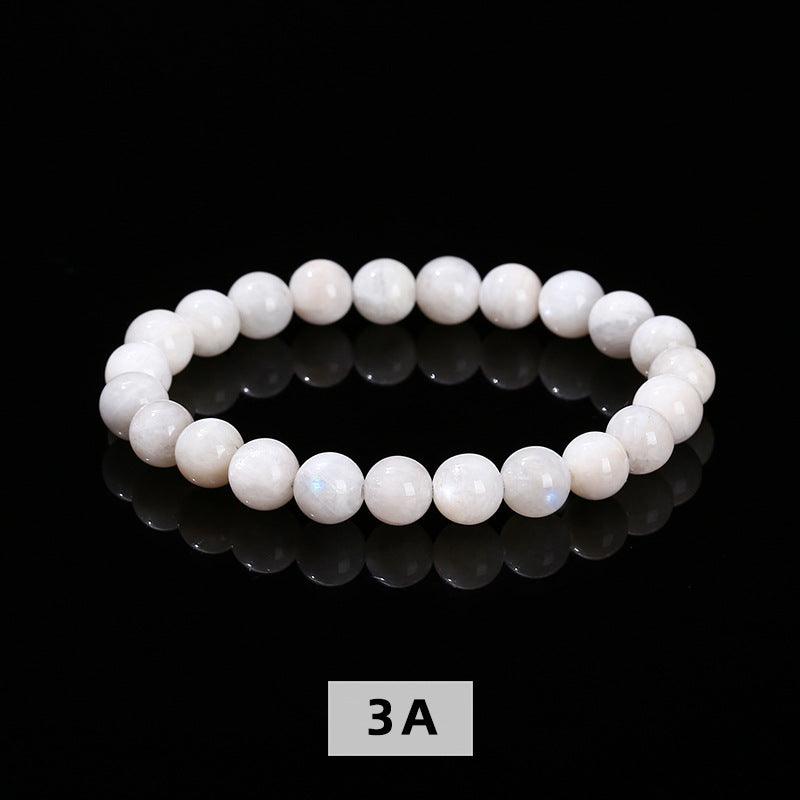 6/8/10MM Peristerite Blue Moonstone Bracelet Wholesale - Free Shipping Over 300USD - Price at $ 3.50 /pc