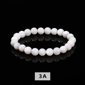 6/8/10MM Peristerite Blue Moonstone Bracelet Wholesale - Free Shipping Over 300USD - Price at $ 3.50 /pc