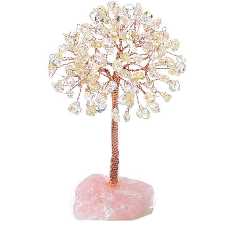 MLD rose quartz bonsai tree Wholesale - Free Shipping Over 300USD - Price at $ 5.60 /pc