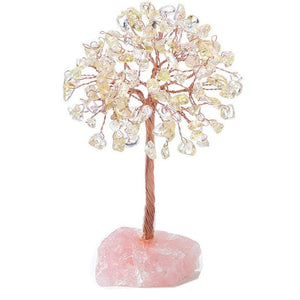 MLD rose quartz bonsai tree