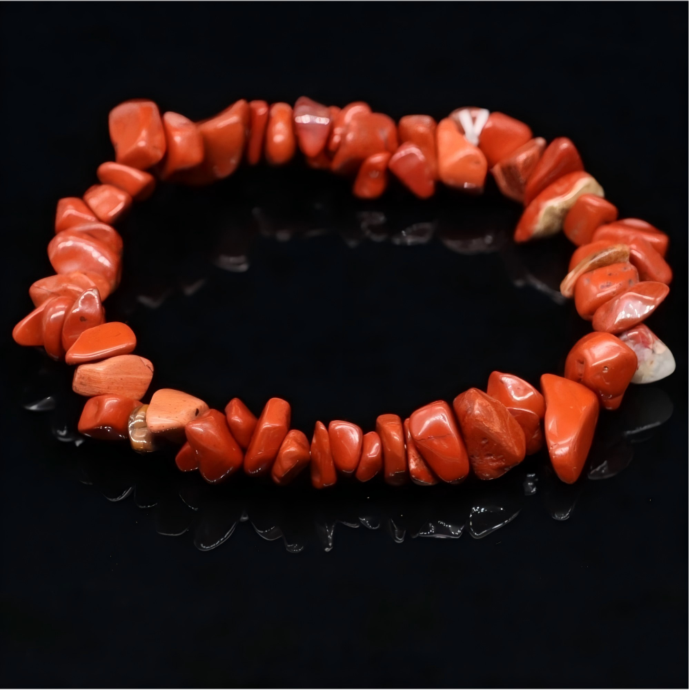 7 chakras crystal chips bracelet