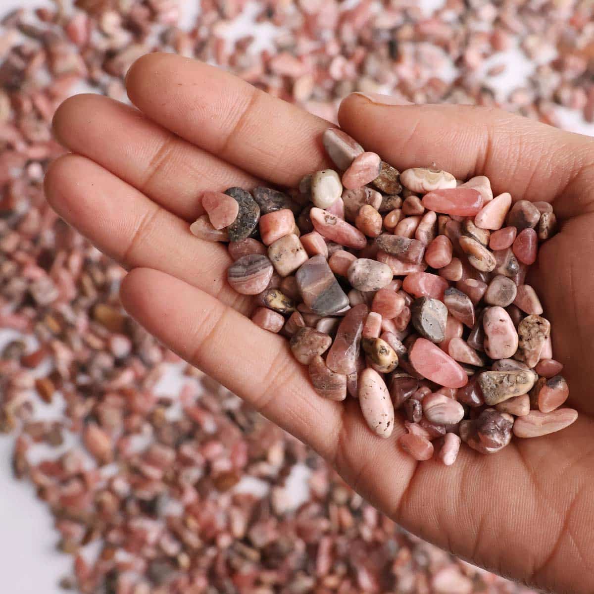 5-9mm raw rhodochrosite 1kg