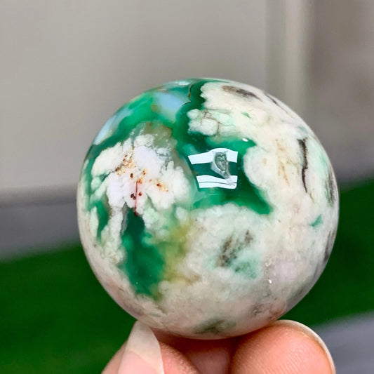 3-6cm green agate sphere 1kg