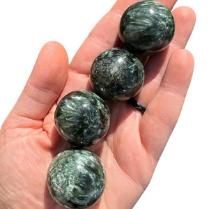2-4cm seraphinite sphere 1kg