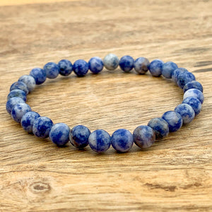 8mm blue jasper bracelet