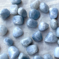 2-3cm blue calcite tumbled 1kg