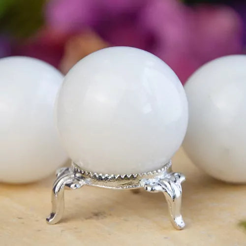 4-7cm white jade sphere 1kg