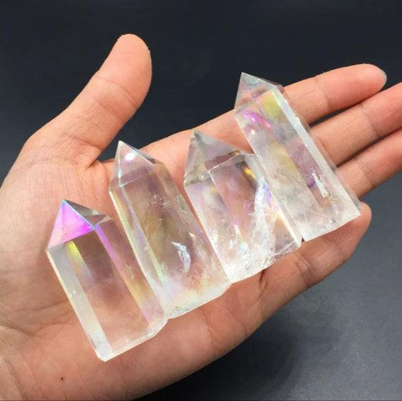 4-7cm Aura Quartz tower 1kg