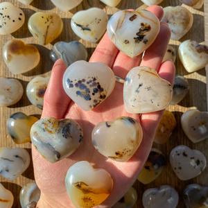 dendritic agate heart