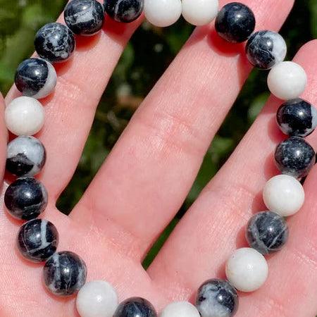 8mm zebra jasper bracelet