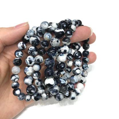 8/10mm orca agate bracelet