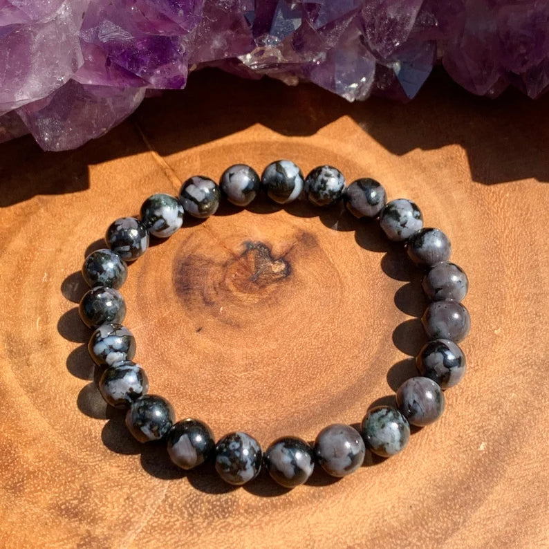 8mm merlinite bracelet