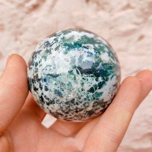 4-7cm tree agate sphere 1kg