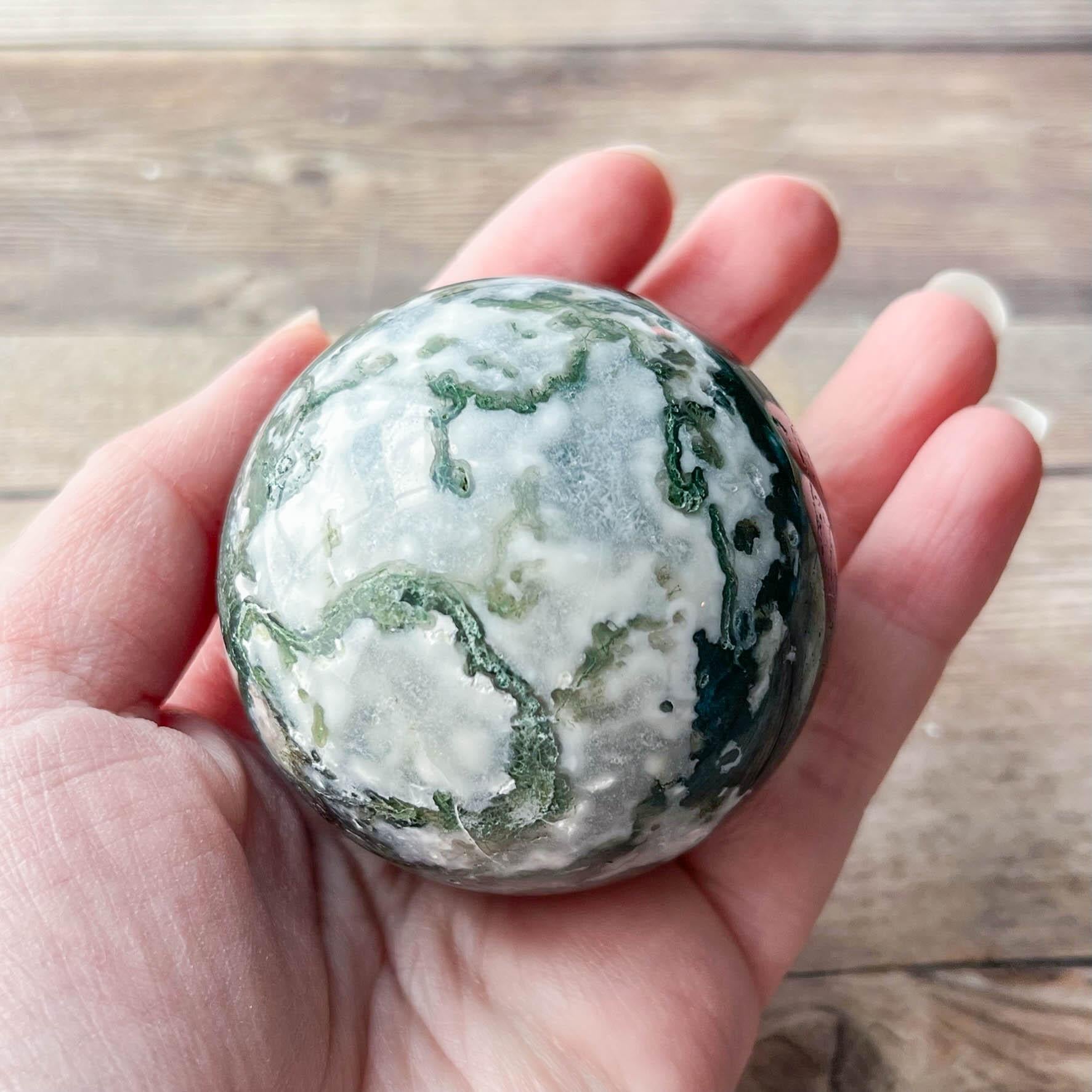 4-7cm tree agate sphere 1kg