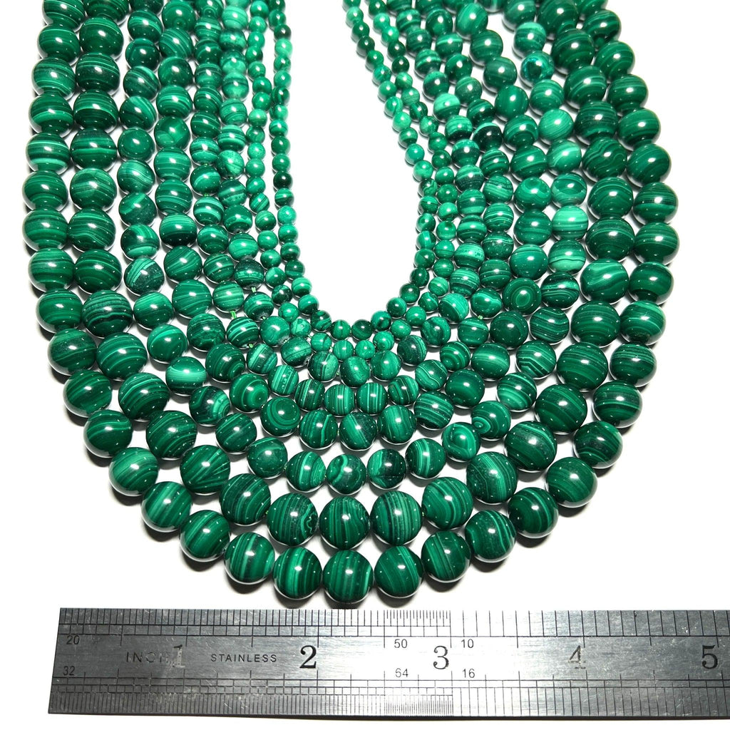 8/10mm Malachite beads Wholesale - Free Shipping Over 300USD - Price at $ 15.00 /pc