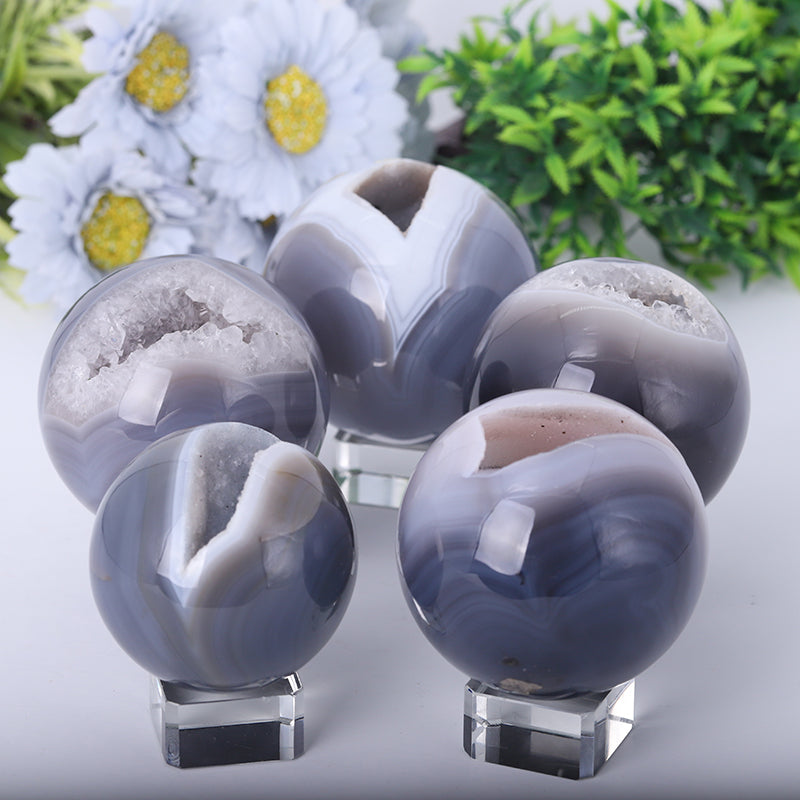 4-8cm druzy agate sphere 1kg