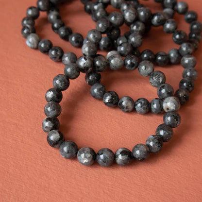 8/10mm Larvikite bracelet Wholesale - Free Shipping Over 300USD - Price at $ 2.00 /pc