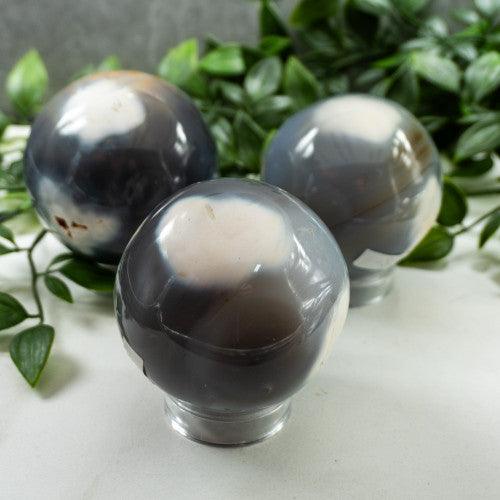 3-7cm orca agate sphere 1kg