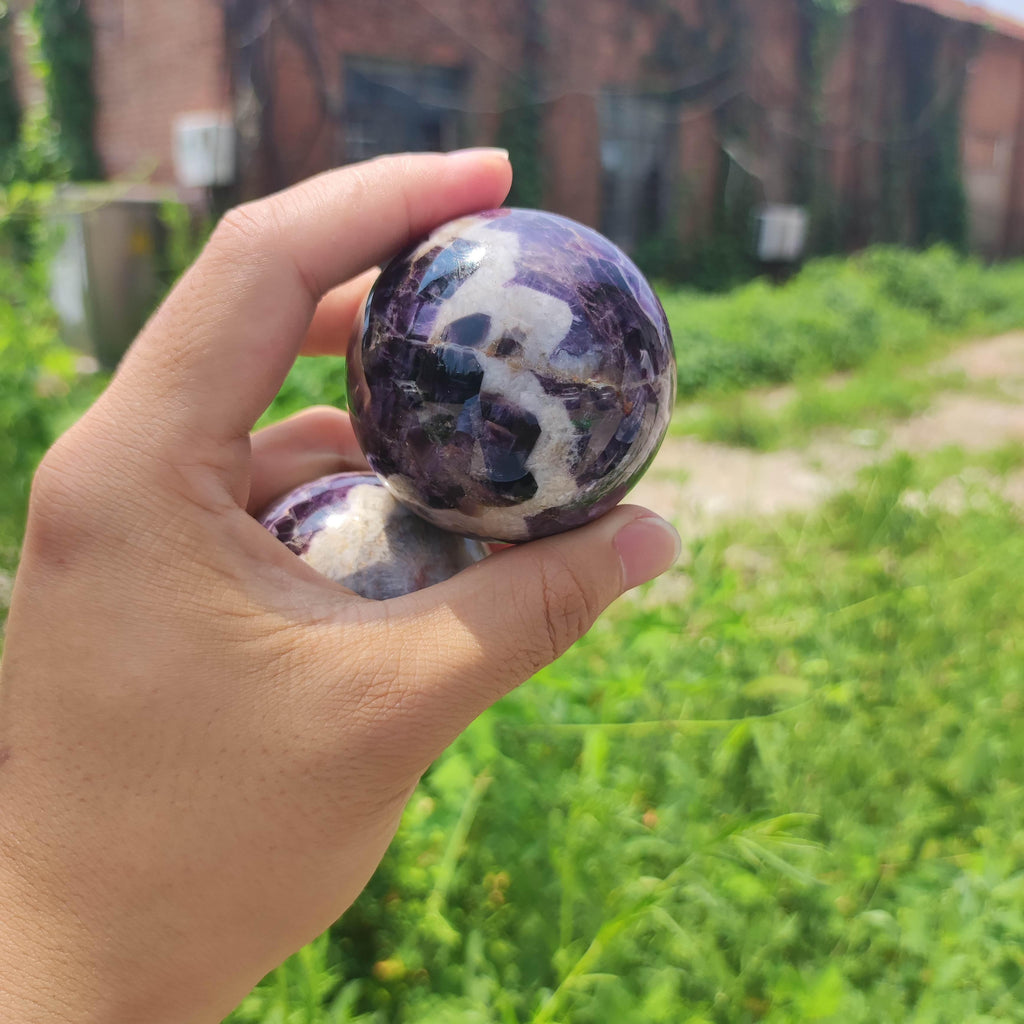 5-6mm chevron amethyst sphere Wholesale - Free Shipping Over 300USD - Price at $ 45.00 /pc